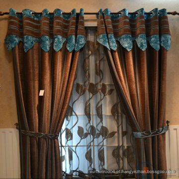 Luxuoso ready made cortina / china cortinas turco